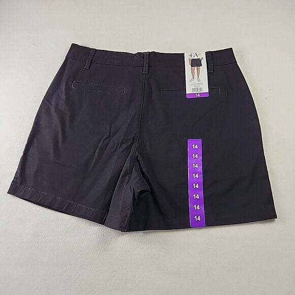 New - Gloria Vanderbilt Women's Chino Shorts Stretch Twill 5" Inseam Size 14 - Picture 9 of 11
